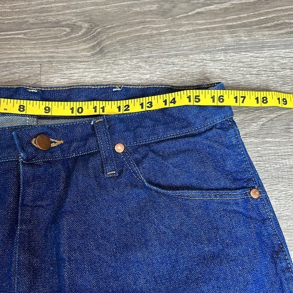 Wrangler Men’s Regular Fit Straight Leg Jeans in Blue Sz 34x30 - Picture 7 of 11
